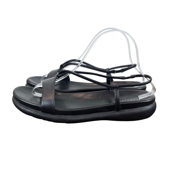 Kenneth Cole Reaction Black Trip N Dip Size 10 Womens Sandals - Picture 5 of 8